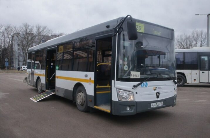 Новые комфортабельные автобусы ЛиАЗ вышли на маршрут Пущино‑Серпухов Новости Пущино 