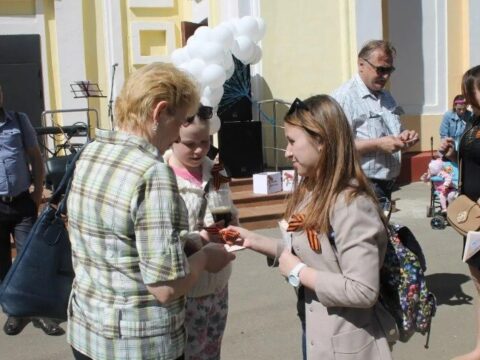 Акция «Георгиевская ленточка» стартовала в Пущино Новости Пущино 